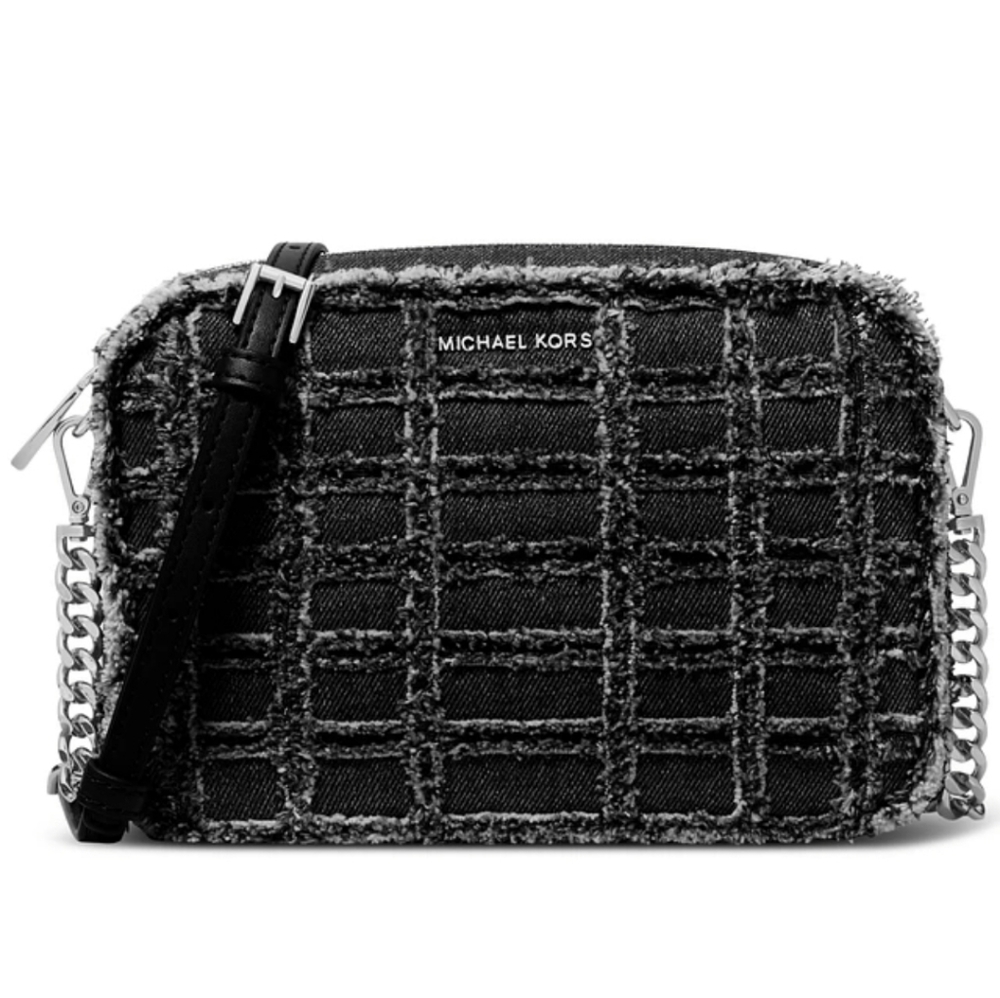 MICHEALS Micheal Kors Jet Set Medium Camera Bag Black NWOT